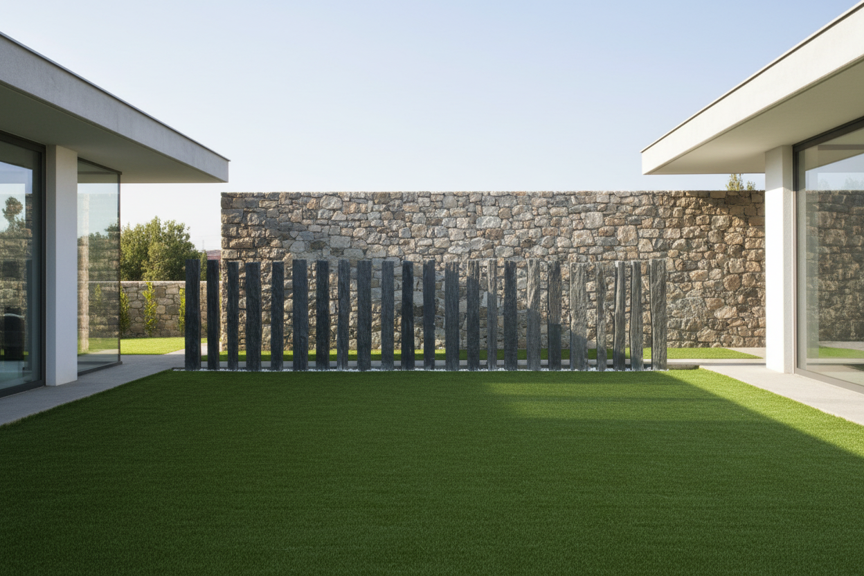 Bordillo de Pizarra rústica Oxido Xisto